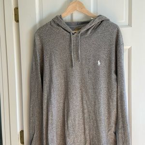 Men’s Polo hooded long sleeve tee